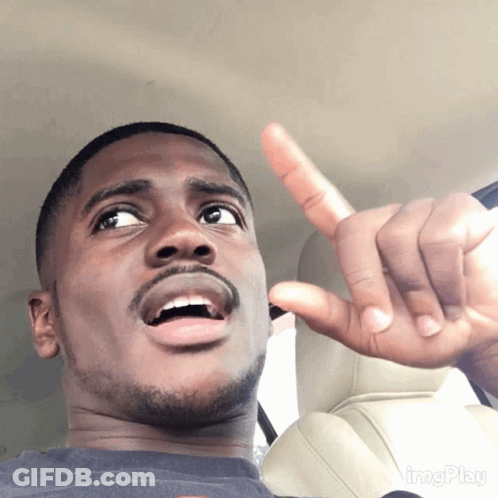Man Making Funny Face In Car Imgplay GIF