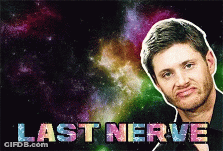 Man Making Funny Face Last Nerve GIF