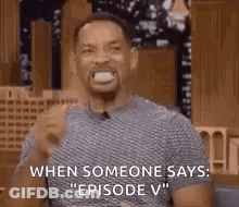 Man Making Funny Face On Show GIF