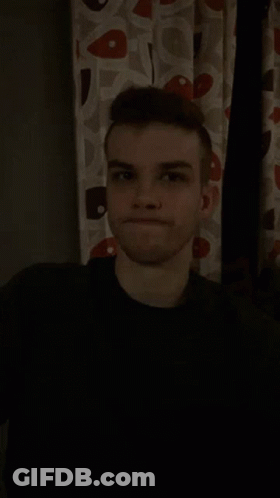 Man Making Funny Face GIF
