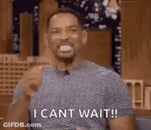 Man Making Funny Face Saying I Can't Wait GIF