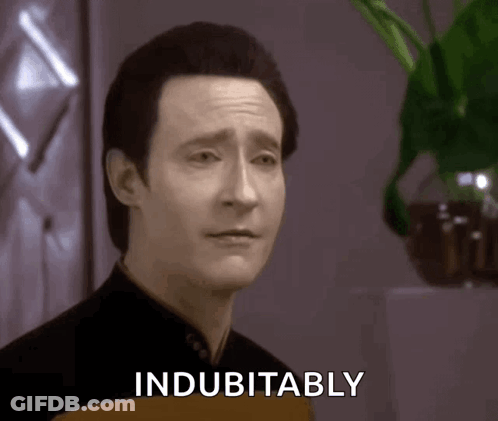 Man Making Funny Face Saying Indubitably GIF