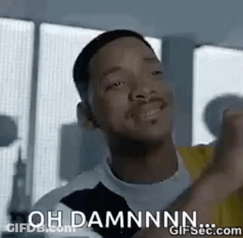 Man Making Funny Face Saying Oh Damn GIF