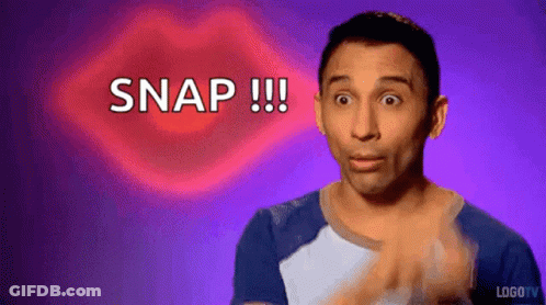 Man Making Funny Face Saying Snap GIF