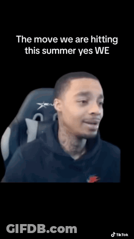 Man Making Funny Face Talking About Summer Movie GIF