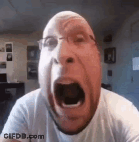 Man Making Funny Face GIF