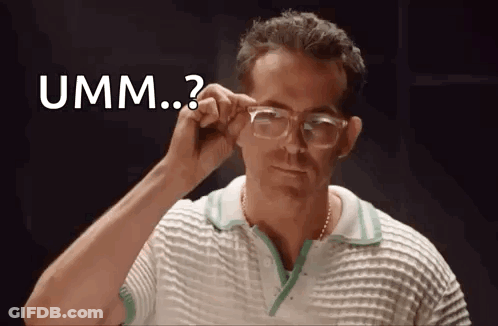 Man Making Funny Face With Umm GIF