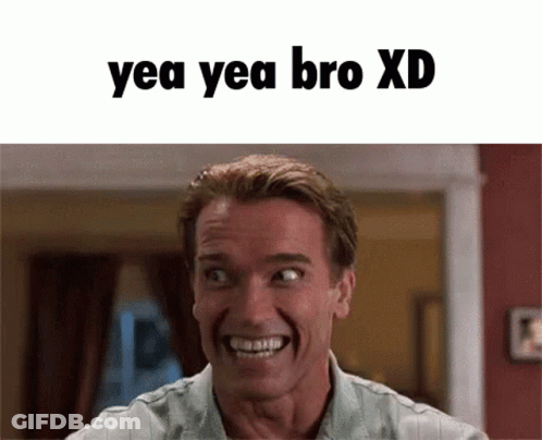 Man Making Funny Face Yea Yea Bro Xd GIF