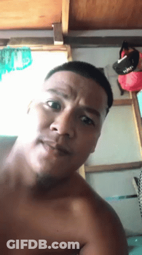 Man Making Funny Face GIF