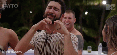 Man Making Heart With Hands Sign Ayto GIF