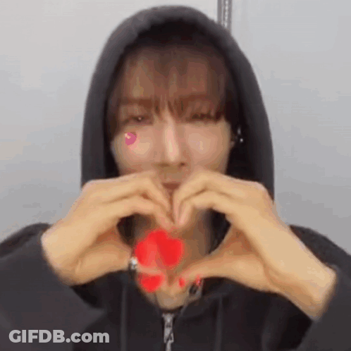 Man Making Heart With Hands GIF