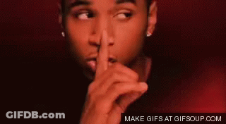 Man Making Shhh Gesture GIF