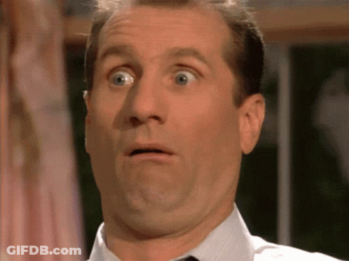 Man Making Surprised Face With Eyes Wide Open GIF