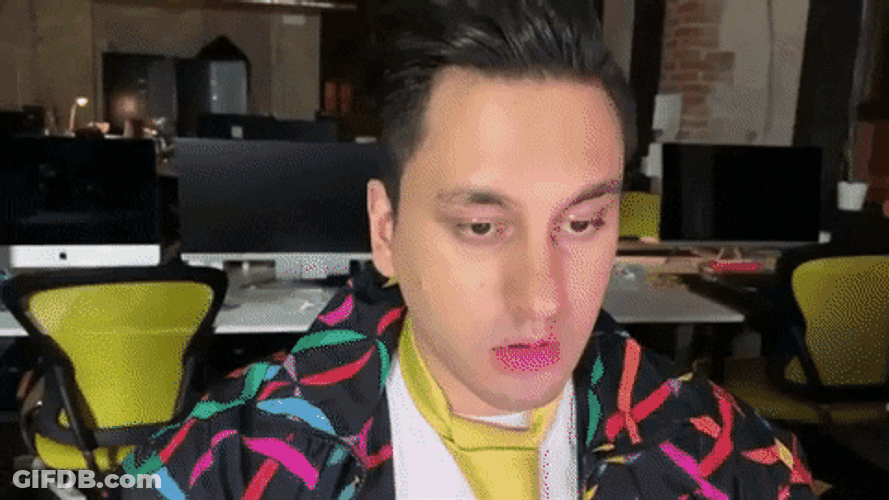 Man Meltdown While Working From Home GIF
