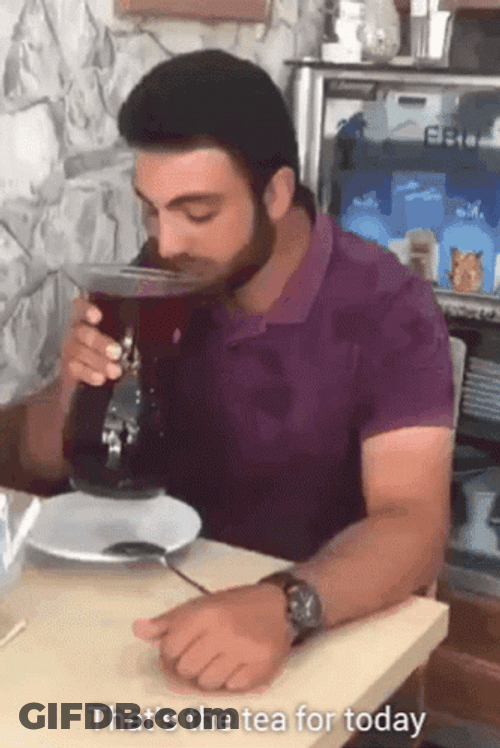 Man Mixing Jug Of The Tea GIF