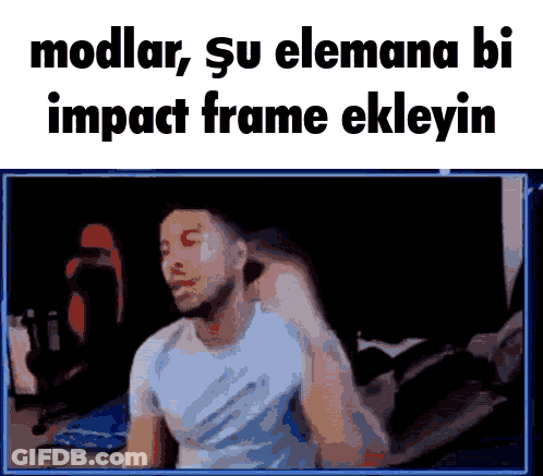 Man Modlar Su Elemana Bi Impact Frame Ekleyin GIF