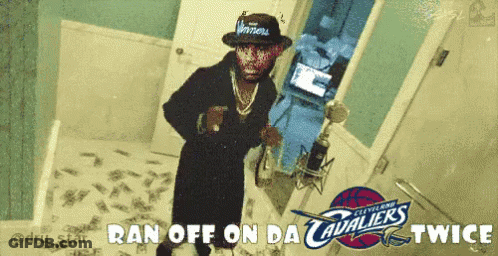 Man Money Ran Off On Da Cavaliers Twice GIF