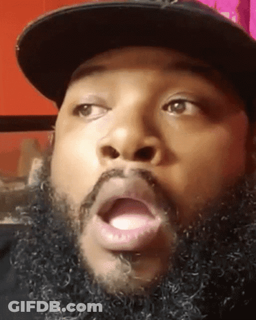 Man Mouth Open But Speechless GIF