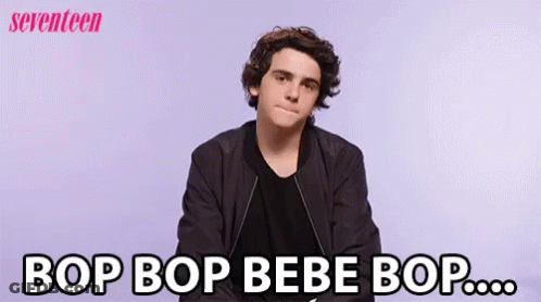 Man Mouth Open Saying Bop Bop Bebe Bop GIF