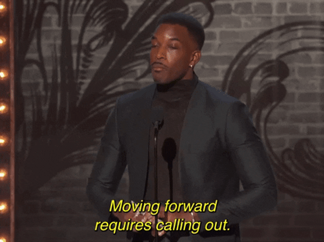 Man Moving Forward Required Called Out GIF