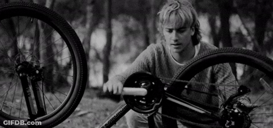 Man Needs Biking Repair GIF