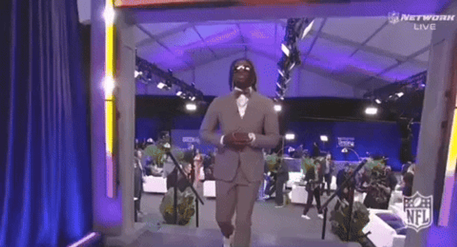 Man Nfl Auto Draft Contract Signing Entrance GIF