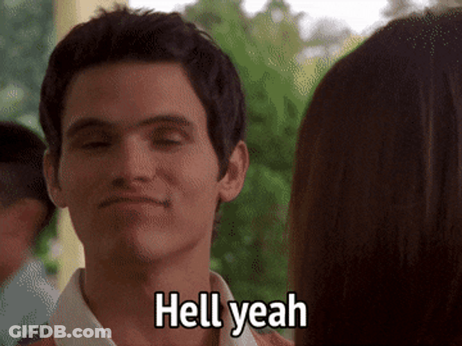 Man Nodding Hell Yes GIF