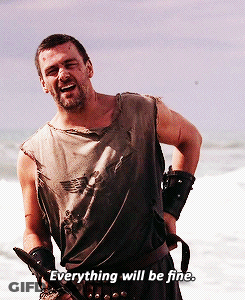 Man On Beach Saying Everything Will Be Fine GIF