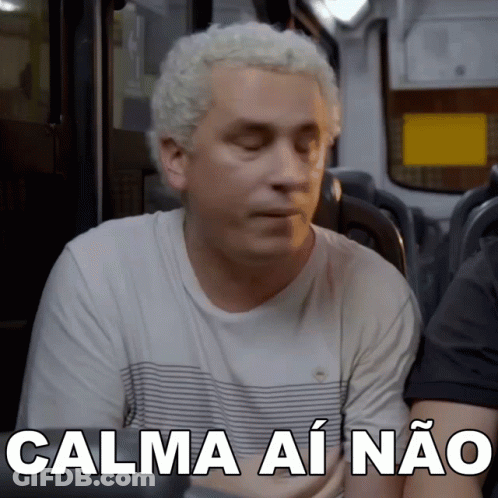 Man On Bus With Calma Ai Nao Behind GIF
