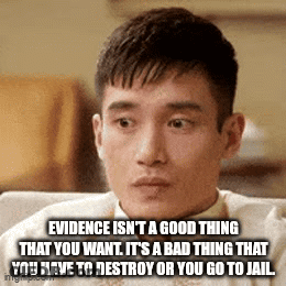 Man On Couch Evidence Isn't A Good Thing GIF