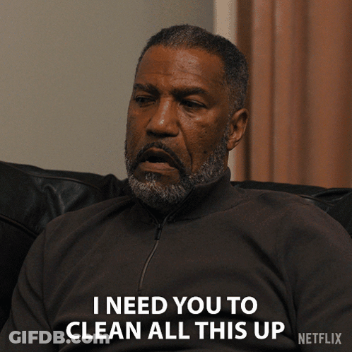 Man On Couch I Need You To Clean All This Up Netflix GIF