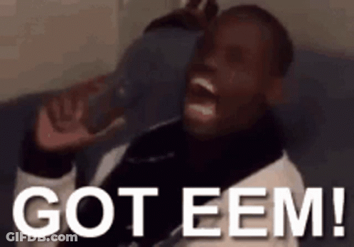 Man On Couch Mouth Open Got Eem GIF