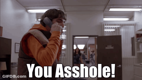 Man On Couch Saying You're A Pussy GIF