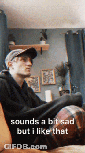 Man On Couch Sounds A Bit Sad But I Like That GIF