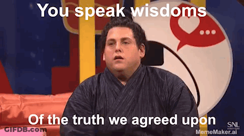 Man On Couch You Speak Wisdoms Of The Truth We Agreed Upon GIF