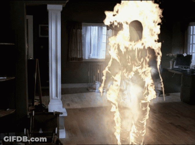 Man On Fire Supernatural Video Snippet GIF