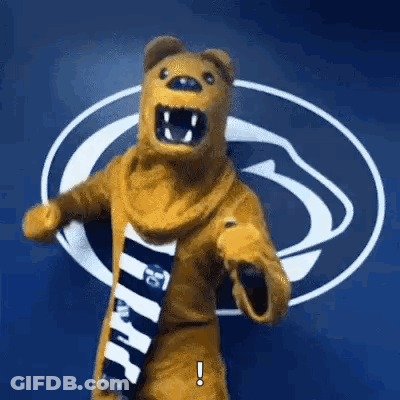 Man On Football Field In USA Tank Top GIF