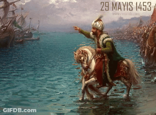 Man On Horse 29 Mayis 1453 GIF