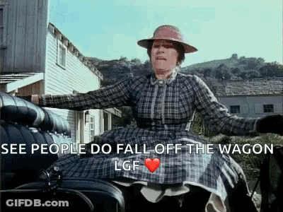 Man On Horse-Drawn Carriage GIF