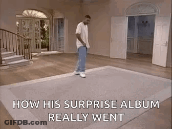 Man On How His Surprise Album Really Went GIF