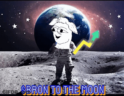 Man On Moon Sbron To The Moon GIF