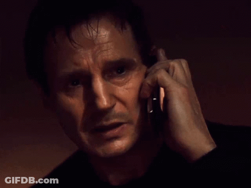 Man On Phone: And I Will Grill You GIF