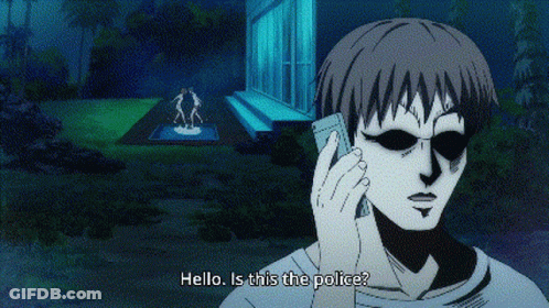 Man On Phone Hello Is This The Police GIF