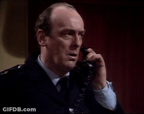 Man On Phone Saying Oh That's Not Nice GIF