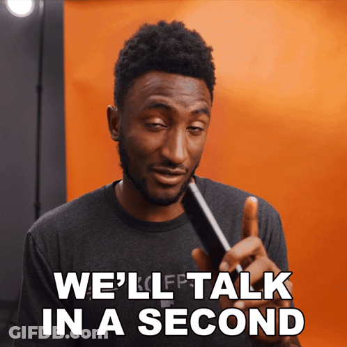 Man On Phone Says We'll Talk In Second GIF