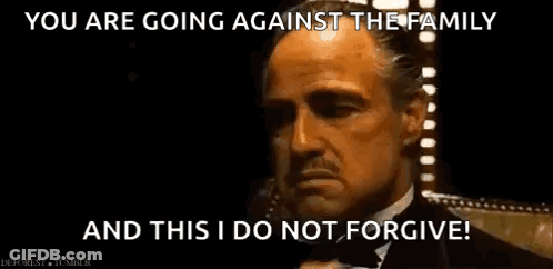 Man On Phone You Are Going Against The Family And This I Do Not Forgive GIF