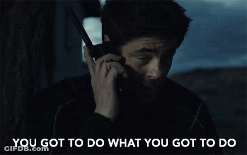 Man On Phone You Got To Do What You Got To Do GIF