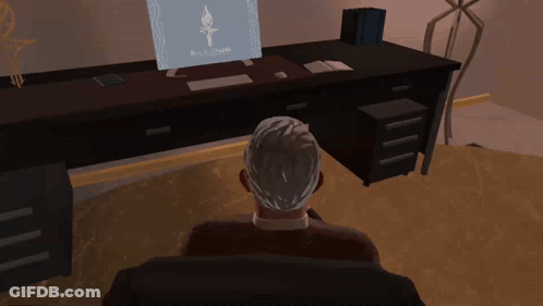 Man On Ping Pong Table Saying Not Available GIF