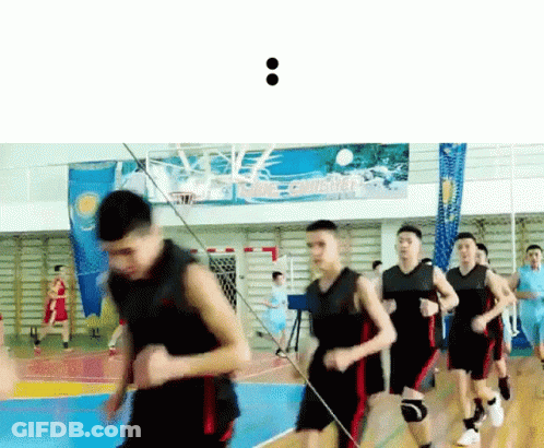 Man On Pole In Ocean With Eitb.eus GIF