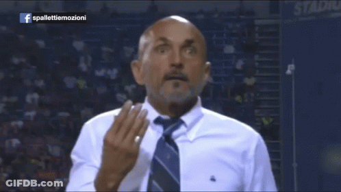 Man On Soccer Field In Arsenal Jacket GIF